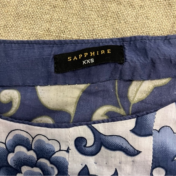 Sapphire Bohemian Cotton Tunic ,Sz, XXS - Picture 11 of 14